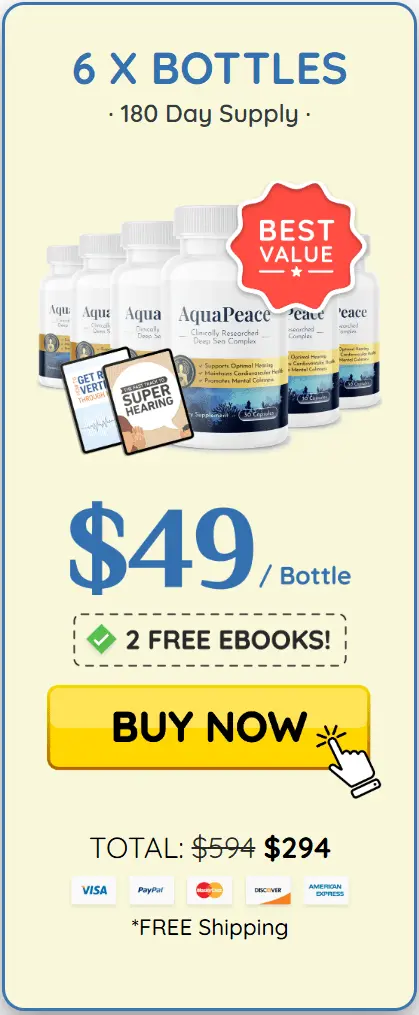 AquaPeace Buy 6 bottles